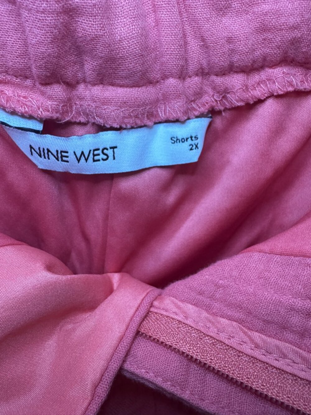 Women's Plus Nine West Summer Linen Shorts 2x NWT - Picture 3 of 7